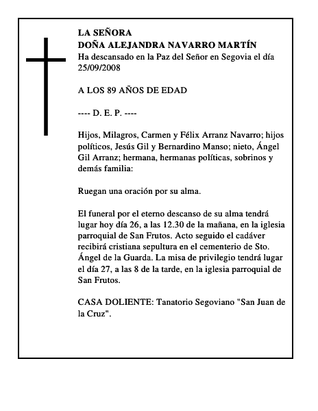 DOÑA ALEJANDRA NAVARRO MARTÍN