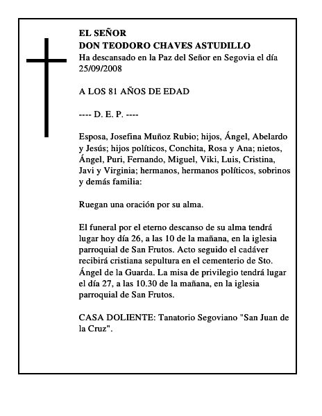 DON TEODORO CHAVES ASTUDILLO
