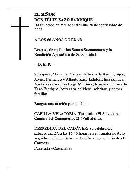 DON FÉLIX ZAZO FADRIQUE