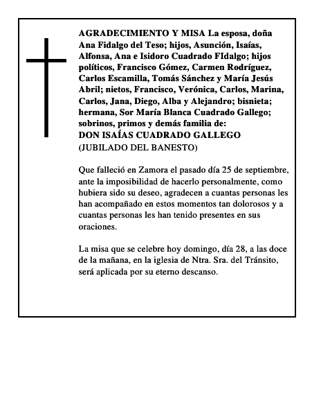 DON ISAÍAS CUADRADO GALLEGO