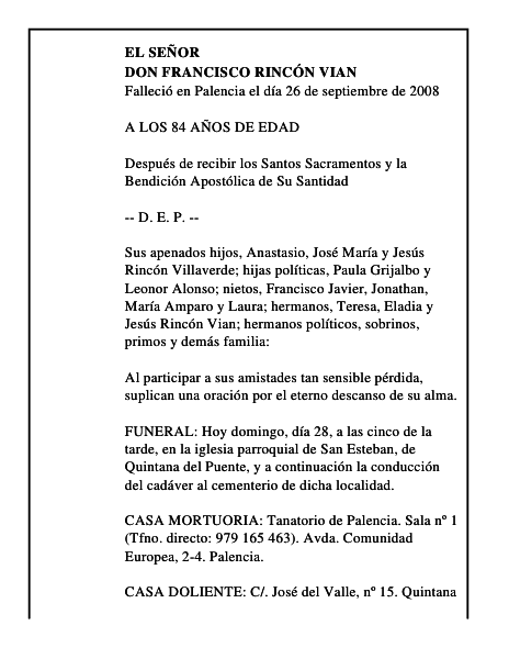 DON FRANCISCO RINCÓN VIAN