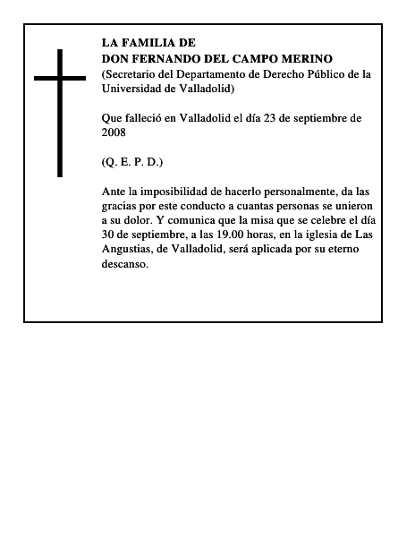 DON FERNANDO DEL CAMPO MERINO