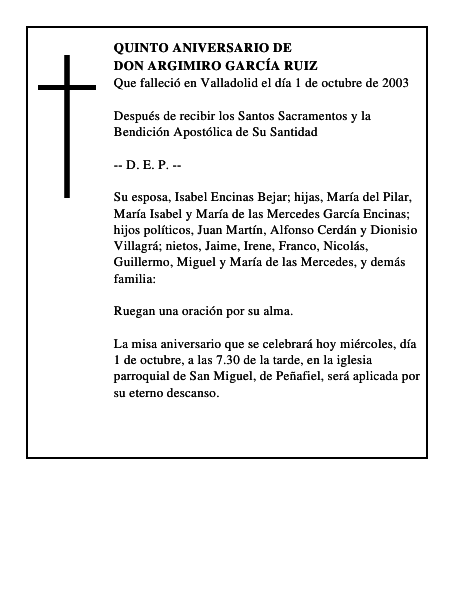 DON ARGIMIRO GARCÍA RUIZ