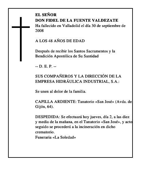 DON FIDEL DE LA FUENTE VALDEZATE