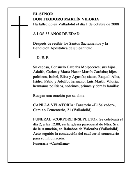 DON TEODORO MARTÍN VILORIA
