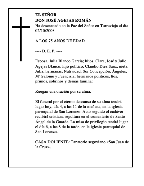 DON JOSÉ AGEJAS ROMÁN