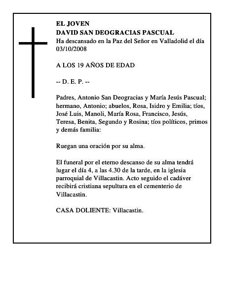 DAVID SAN DEOGRACIAS PASCUAL