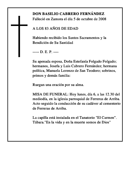 DON BASILIO CABRERO FERNÁNDEZ