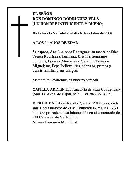 DON DOMINGO RODRÍGUEZ VELA
