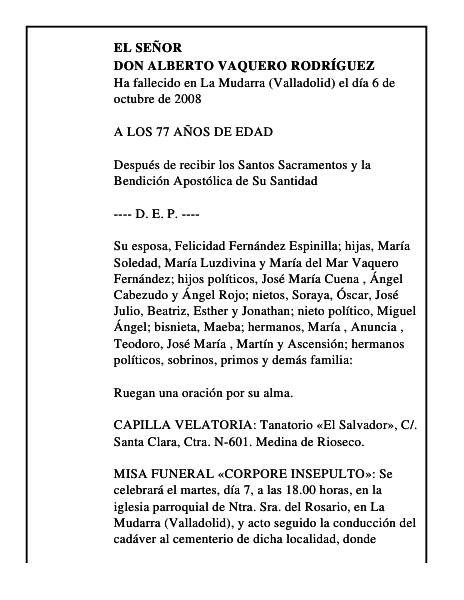 DON ALBERTO VAQUERO RODRÍGUEZ