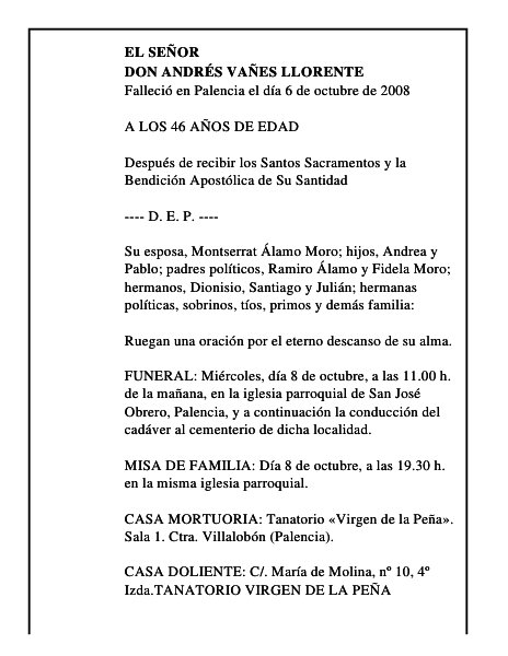 DON ANDRÉS VAÑES LLORENTE