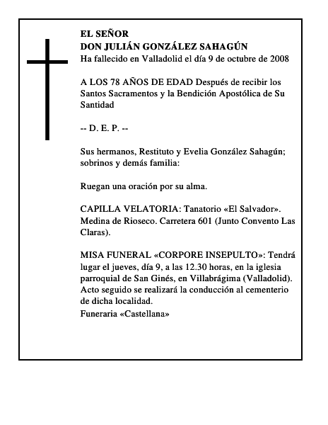 DON JULIÁN GONZÁLEZ SAHAGÚN