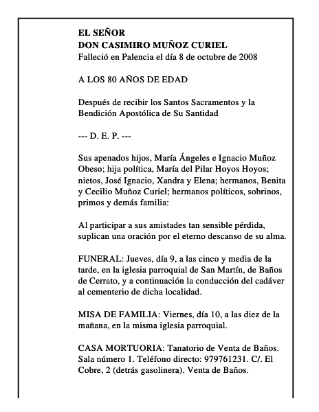 DON CASIMIRO MUÑOZ CURIEL
