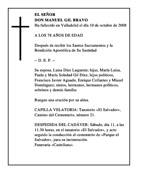 DON MANUEL GIL BRAVO