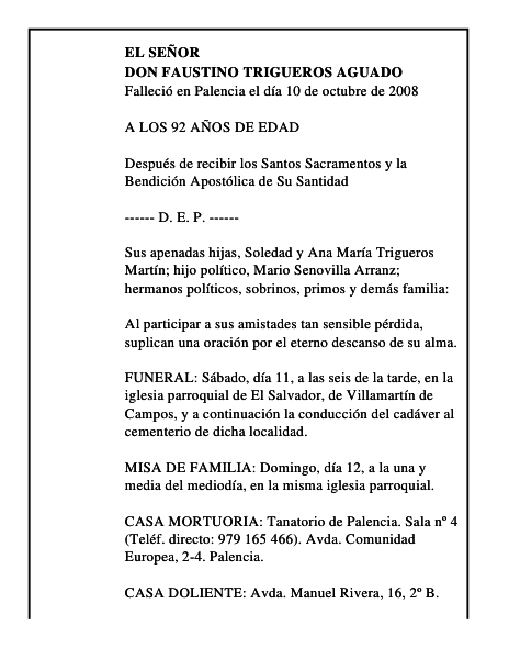 DON FAUSTINO TRIGUEROS AGUADO