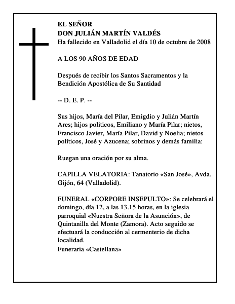 DON JULIÁN MARTÍN VALDÉS