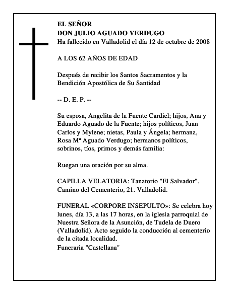 DON JULIO AGUADO VERDUGO