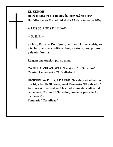 DON HERACLIO RODRÍGUEZ SÁNCHEZ