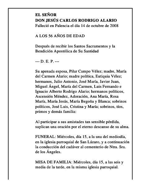 DON JESÚS CARLOS RODRIGO ALARIO