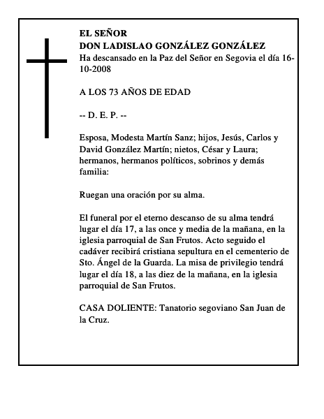 DON LADISLAO GONZÁLEZ GONZÁLEZ