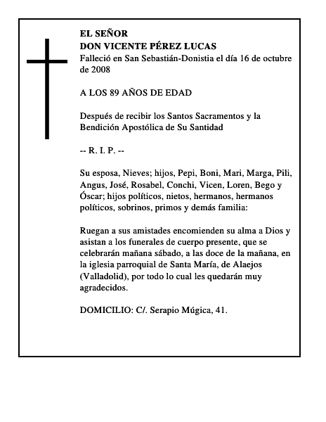 DON VICENTE PÉREZ LUCAS