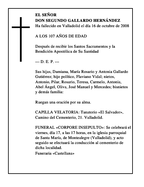 DON SEGUNDO GALLARDO HERNÁNDEZ