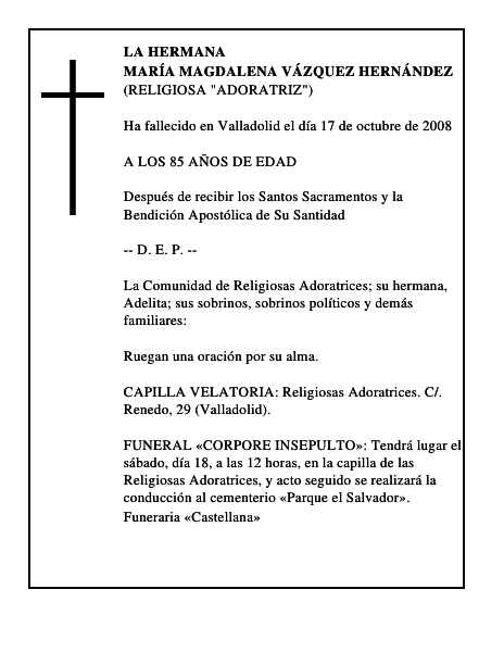MARÍA MAGDALENA VÁZQUEZ HERNÁNDEZ