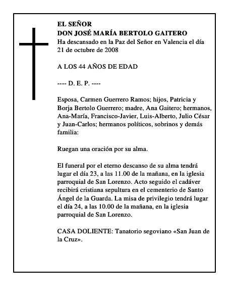 DON JOSÉ MARÍA BERTOLO GAITERO