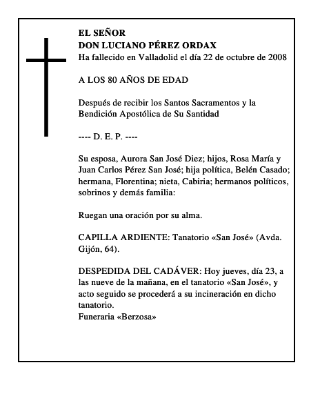 DON LUCIANO PÉREZ ORDAX
