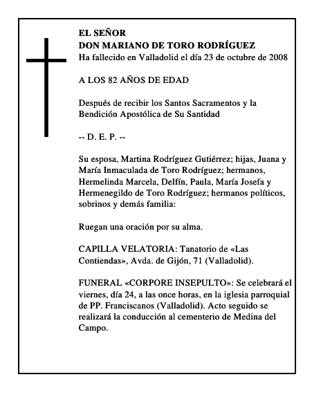 DON MARIANO DE TORO RODRÍGUEZ