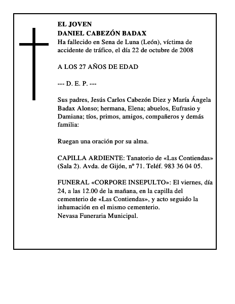 DANIEL CABEZÓN BADAX