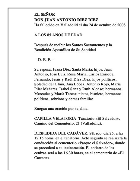 DON JUAN ANTONIO DIEZ DIEZ