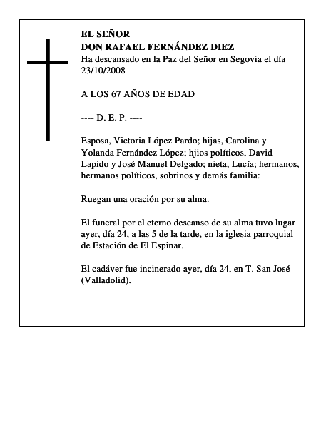 DON RAFAEL FERNÁNDEZ DIEZ