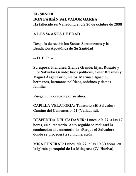 DON FABIÁN SALVADOR GAREA