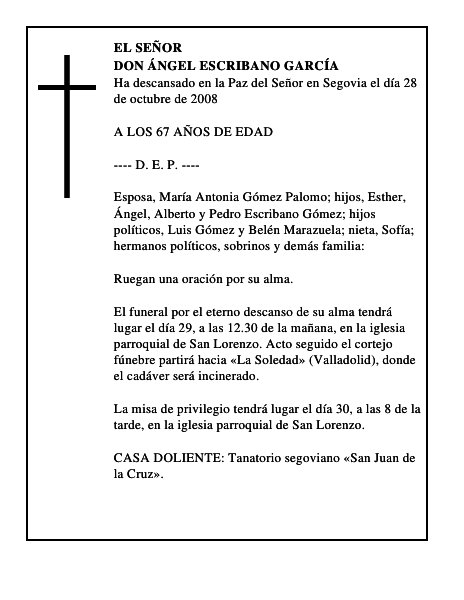 DON ÁNGEL ESCRIBANO GARCÍA