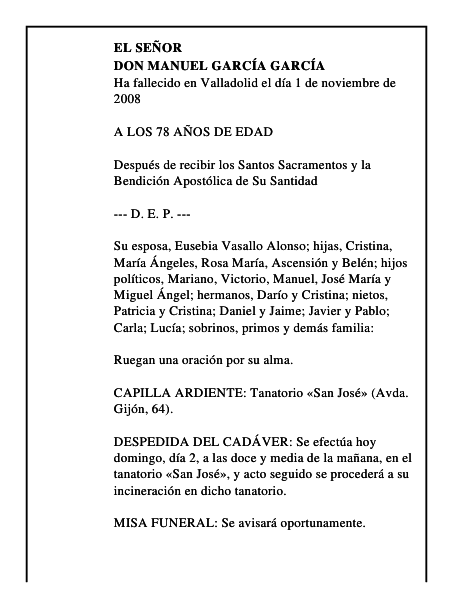 DON MANUEL GARCÍA GARCÍA