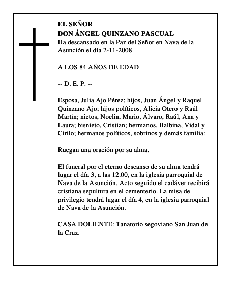 DON ÁNGEL QUINZANO PASCUAL