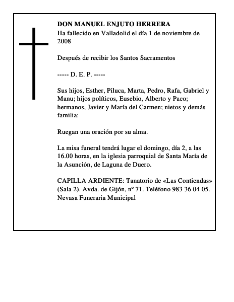 DON MANUEL ENJUTO HERRERA