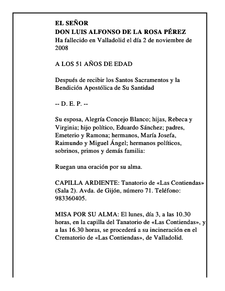 DON LUIS ALFONSO DE LA ROSA PÉREZ