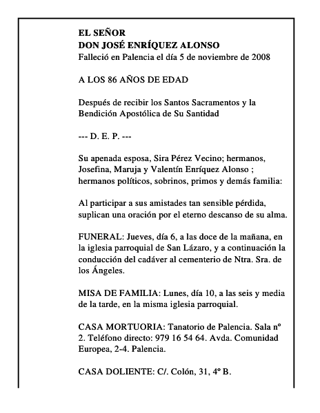 DON JOSÉ ENRÍQUEZ ALONSO