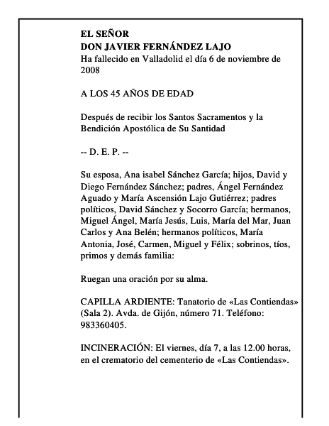 DON JAVIER FERNÁNDEZ LAJO