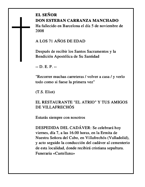 DON ESTEBAN CARRANZA MANCHADO