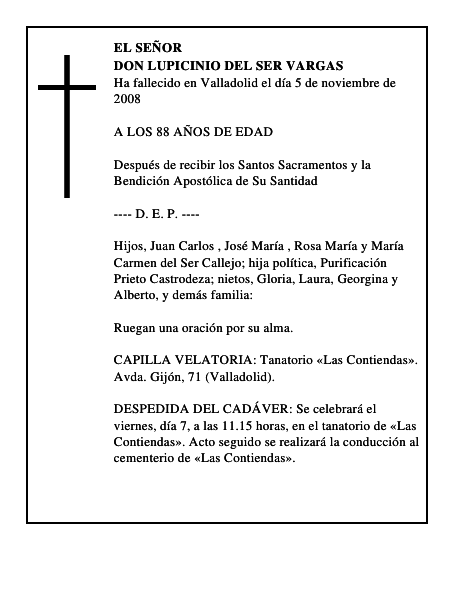 DON LUPICINIO DEL SER VARGAS