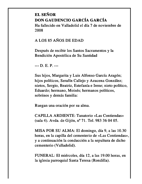 DON GAUDENCIO GARCÍA GARCÍA