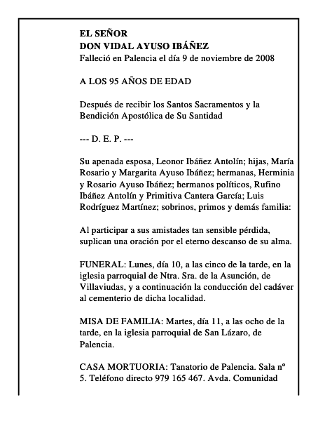 DON VIDAL AYUSO IBÁÑEZ