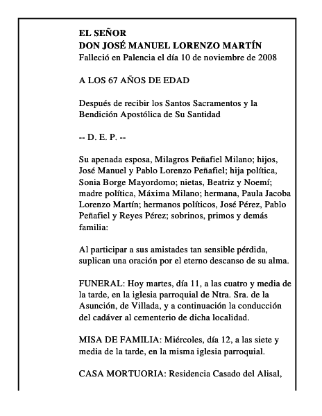 DON JOSÉ MANUEL LORENZO MARTÍN