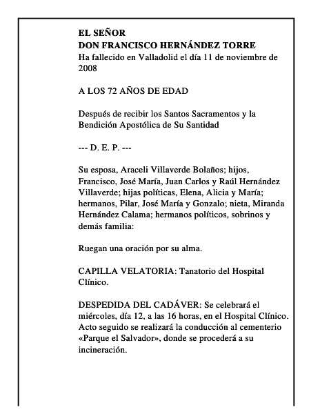 DON FRANCISCO HERNÁNDEZ TORRE