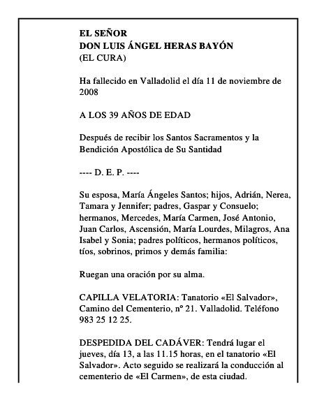 DON LUIS ÁNGEL HERAS BAYÓN