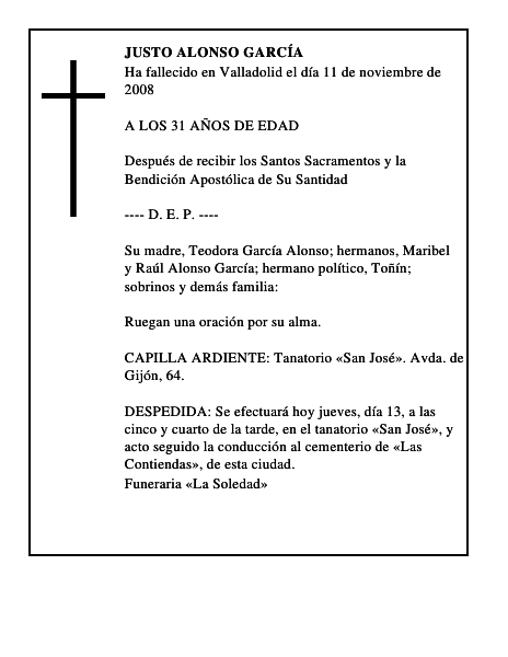 JUSTO ALONSO GARCÍA