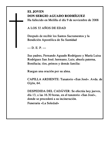 DON SERGIO AGUADO RODRÍGUEZ